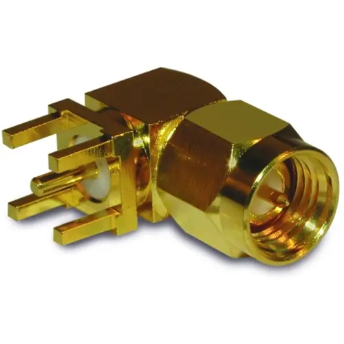 SMA Stecker 50 Ω, Lötanschluss, abgewinkelt, 132135 Heißes Angebot