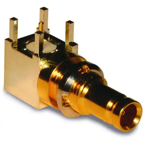 1.0/2.3 Einbaubuchse 75 Ω, Lötanschluss, abgewinkelt, 282139-75 Sonderaktion