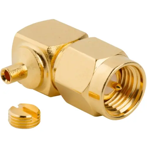 Solange Der Vorrat Reicht SMA Stecker 50 Ω, M17/151, Lötanschluss, abgewinkelt, 132250