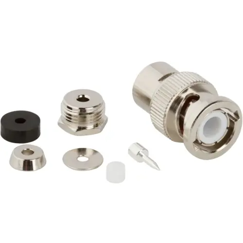 BNC Stecker 50 Ω, RG-178, RG-196, Belden 83265, Lötanschluss, gerade, 000-15875 Versand Am Gleichen Tag