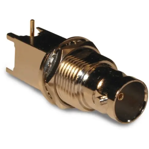 Billig BNC Einbaubuchse 75 Ω, Lötanschluss, gerade, 112803