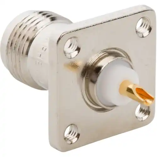 Billig TNC Flanschbuchse 50 Ω, Lötanschluss, gerade, 031-2300