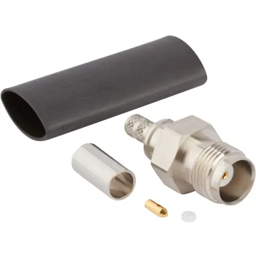 TNC Kupplung 50 Ω, LMR-200, Belden 7807A, Lötanschluss, gerade, 031-6505 Markenprodukt