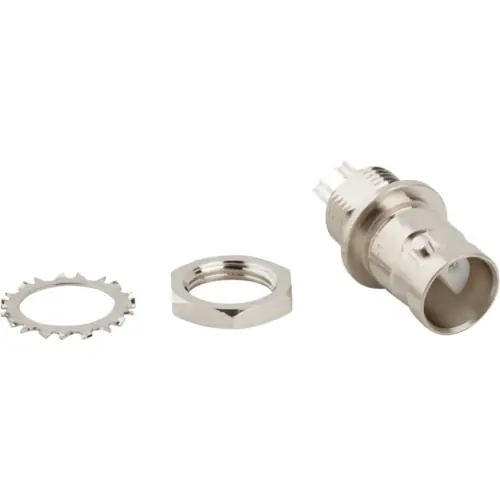 Preisknaller BNC Einbaubuchse 50 Ω, Lötanschluss, gerade, 031-2225