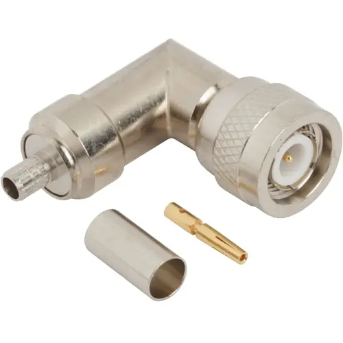 Kracherpreis TNC Stecker 50 Ω, RG-142, RG-223, RG-400, RG-55, Crimpanschluss, abgewinkelt, 031-2381