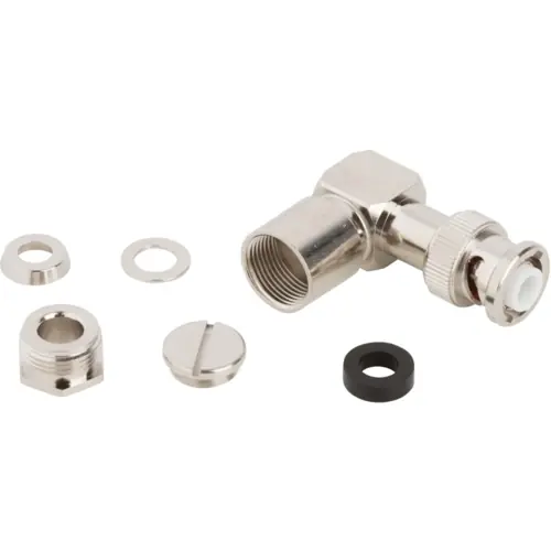 MHV Stecker 50 Ω, RG-59, RG-62, Belden 8221, Belden 9228, Lötanschluss, abgewinkelt, 000-28100 Gratis Versand