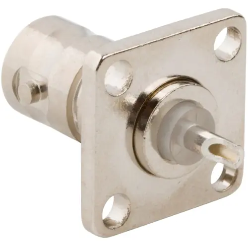 Neu Im Sortiment BNC Flanschbuchse 50 Ω, Lötanschluss, gerade, 031-105