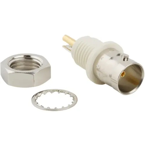 BNC Einbaubuchse 75 Ω, Lötanschluss, gerade, 031-10-75 Neue Ware