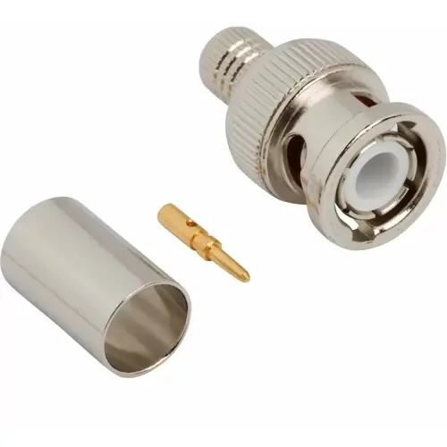 Bestseller BNC Stecker 50 Ω, RG-59, Belden 8281, Beldem9141, Belden 9231, Belden 88281, Crimpanschluss, gerade, 031-321-1012