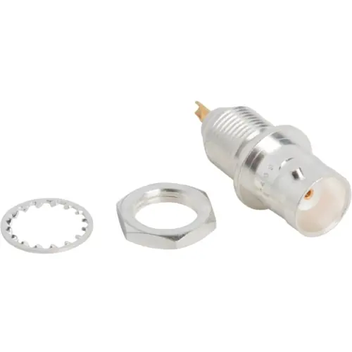 Solange Der Vorrat Reicht BNC Einbaubuchse 50 Ω, Lötanschluss, gerade, 031-3376