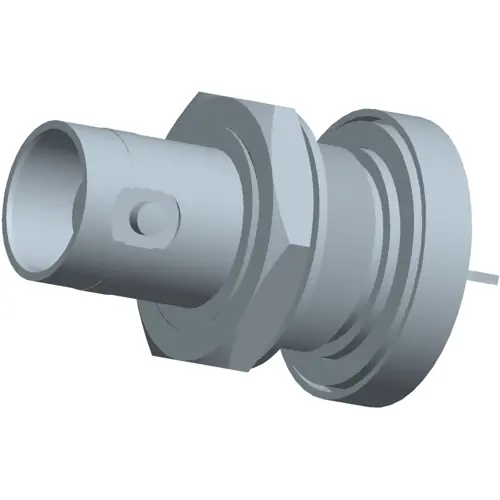 Preiswert BNC Einbaubuchse 50 Ω, Lötanschluss, gerade, 031-4237