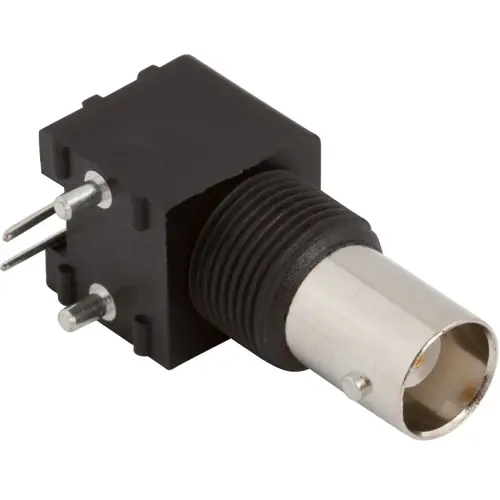 BNC Einbaubuchse 50 Ω, Lötanschluss, abgewinkelt, 031-5538 Geprüft