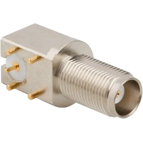 Letzte Chance TNC Einbaubuchse 50 Ω, Lötanschluss, abgewinkelt, 031-5607