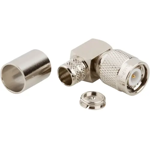 TNC Stecker 50 Ω, LMR-400, Belden 8214, Belden 9913, Crimpanschluss, abgewinkelt, 031-6002-RFX Bestpreis