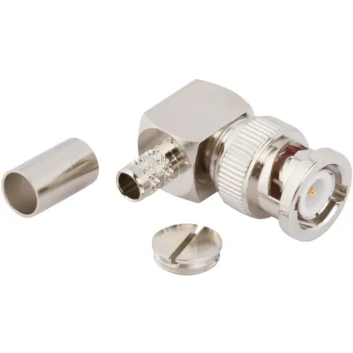 Begrenztes Angebot BNC Stecker 50 Ω, RG-8X, LMR-240, Belden 9258, Lötanschluss, abgewinkelt, 031-6005-RFX