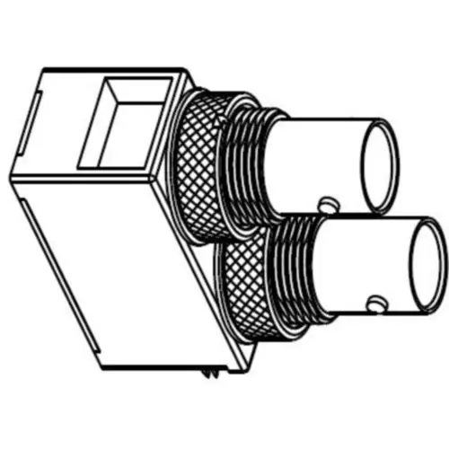 BNC Doppelbuchse 75 Ω, Lötanschluss, abgewinkelt, 031-6051 Knallerangebot