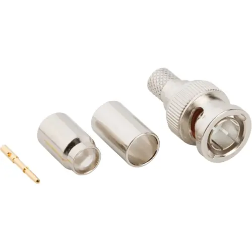 BNC Stecker 75 Ω, RG-6, Crimpanschluss, gerade, 031-70000 Preisknaller