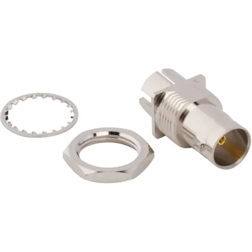 Billig BNC Einbaubuchse 75 Ω, Lötanschluss, gerade, 031-70526-12