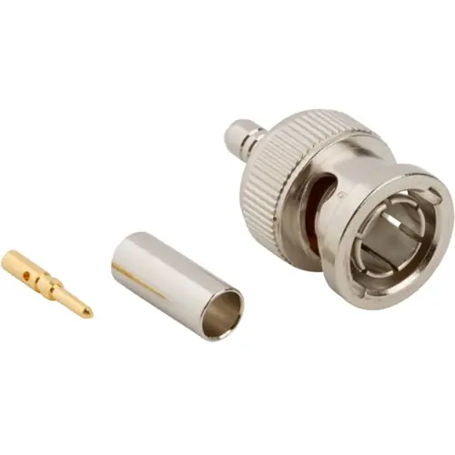 Sofort Bestellen BNC Stecker 75 Ω, AT&T 735, AT&T 735A, Belden 735A1, Crimpanschluss, gerade, 031-71033