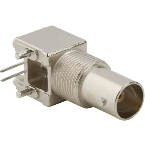 BNC Einbaubuchse 75 Ω, Lötanschluss, abgewinkelt, 031-71042 Neu