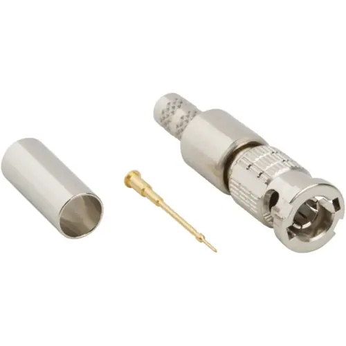 Wochenendangebot HD-BNC Stecker 75 Ω, Belden 1855A, Belden 4855R, Belden 4855P, Crimpanschluss, gerade, 034-1026-12G