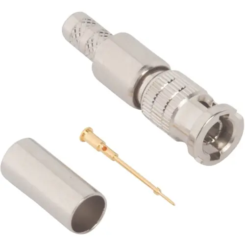 Finale Aktion HD-BNC Stecker 75 Ω, Belden 1855A, Belden 4855R, Belden 4855P, Crimpanschluss, gerade, 034-1037-100