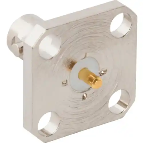 Neu Im Sortiment HD-BNC Flanschbuchse 50 Ω, Lötanschluss, gerade, 034-5025