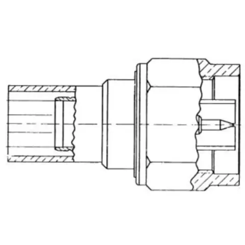 Nur Heute N Stecker 50 Ω, LMR-400, Belden 8214, Belden 9913, Crimpanschluss, gerade, 082-340-1054