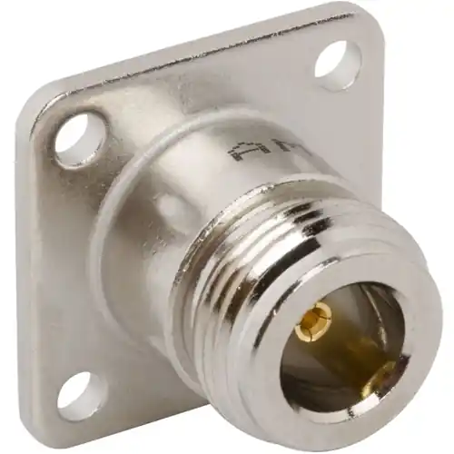 N Flanschbuchse 50 Ω, Lötanschluss, gerade, 082-6101-RFX Abverkauf