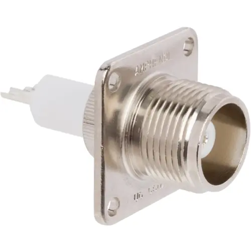 Wochenendangebot HN Flanschbuchse 50 Ω, Lötanschluss, gerade, 082-805