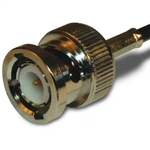 Bestseller BNC Stecker 50 Ω, RG-174, RG-188, RG-316, LMR-100A, Belden 7805A, RG-174LL, Crimpanschluss, gerade, 112136