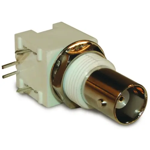 Jetzt Kaufen BNC Einbaubuchse 50 Ω, Lötanschluss, abgewinkelt, 112412