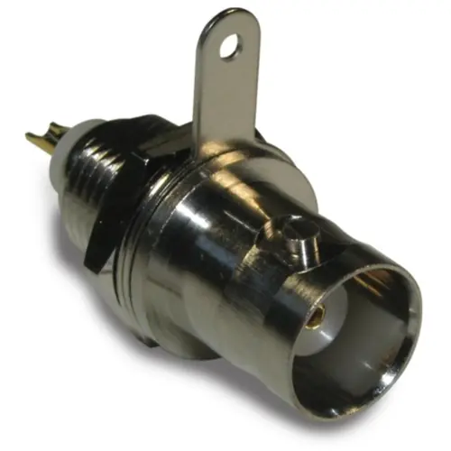 Echt BNC Einbaubuchse 50 Ω, Lötanschluss, gerade, 112426