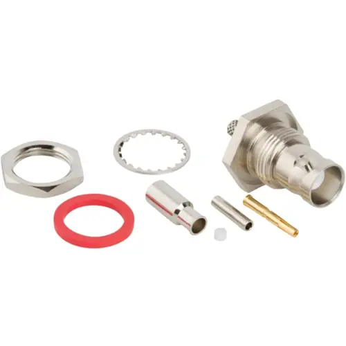 Neu Im Sortiment BNC Einbaubuchse 50 Ω, RG-316, Crimpanschluss, gerade, 112517