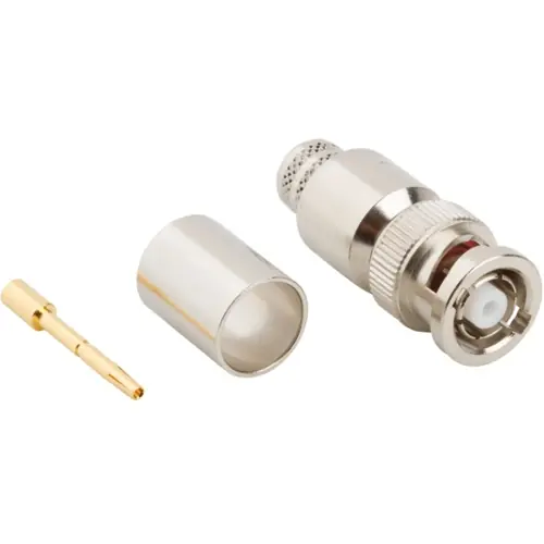 BNC Stecker 50 Ω, LMR-400, Belden 8214, Belden 9913, Crimpanschluss, gerade, 112563RP Bestseller