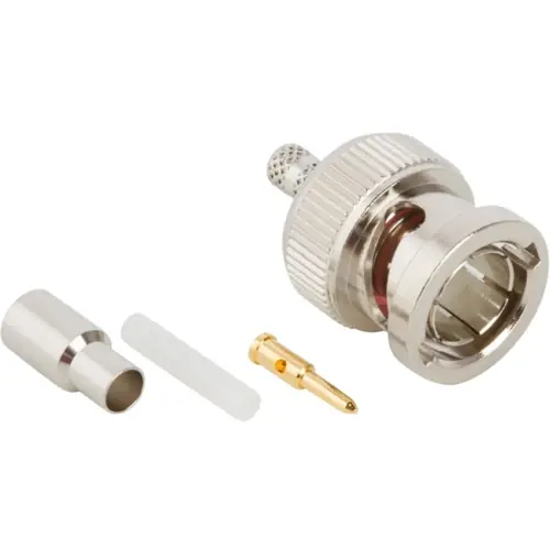 BNC Stecker 75 Ω, RG-179, Crimpanschluss, gerade, 112644 Highlight