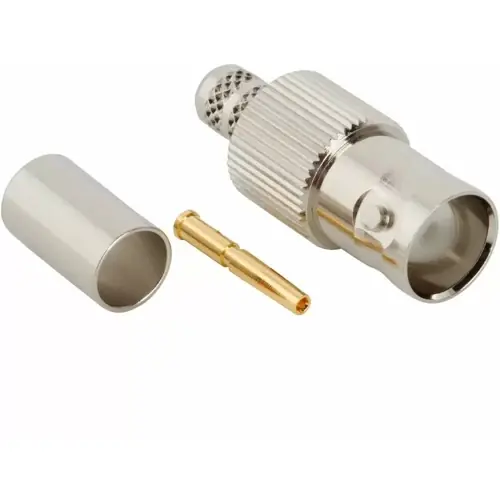 BNC Kupplung 75 Ω, RG-59, Belden 8281, Beldem9141, Belden 9231, Belden 88281, Crimpanschluss, gerade, 112645 Wochenendangebot