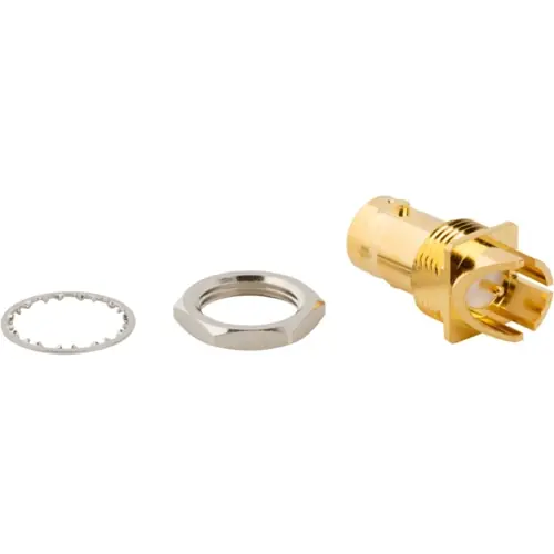 BNC Einbaubuchse 75 Ω, Lötanschluss, gerade, 112740-12 Neu