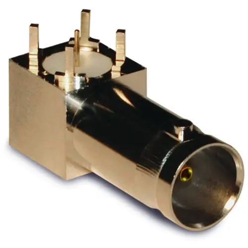 BNC Einbaubuchse 75 Ω, Lötanschluss, abgewinkelt, 112778 Preisknaller