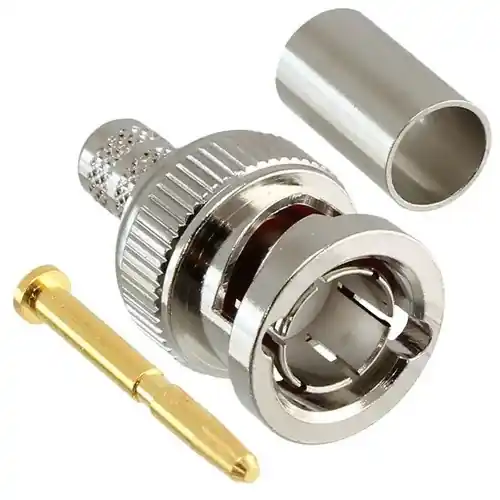 Bestseller BNC Stecker 75 Ω, RG-59, Belden 8281, Beldem9141, Belden 9231, Belden 88281, Crimpanschluss, gerade, 112956