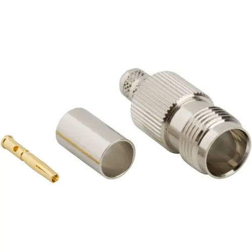 TNC Kupplung 75 Ω, RG-59, RG-62, Belden 8221, Belden 9228, Crimpanschluss, gerade, 122125 Saisonangebot