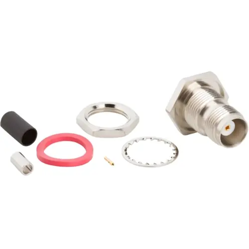 Preiswert TNC Einbaubuchse 50 Ω, RG-178, RG-196, Belden 83265, Crimpanschluss, gerade, 122370-11