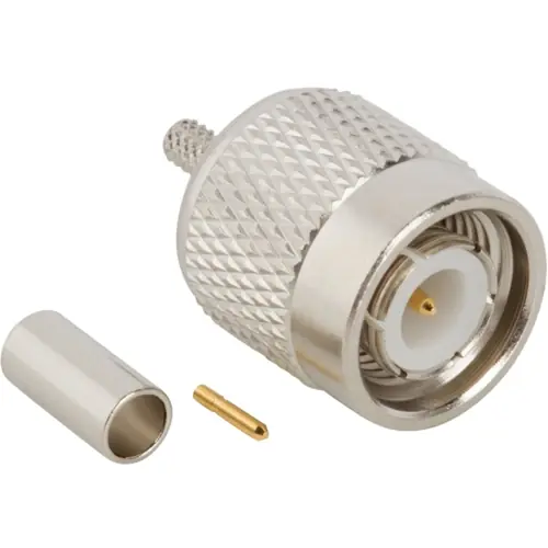 TNC Stecker 50 Ω, RG-316, Crimpanschluss, gerade, 122375 Kostenloser Rückversand