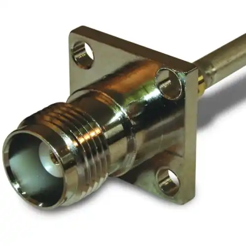 Expressversand TNC Flanschbuchse 50 Ω, RG-402, Belden 1673A, Lötanschluss, gerade, 122419