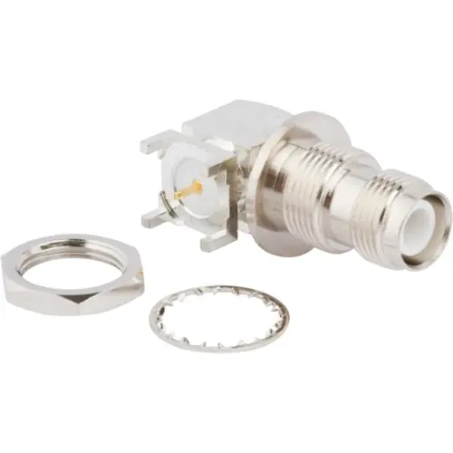 TNC Einbaubuchse 50 Ω, Lötanschluss, abgewinkelt, 122490RP Rabatt