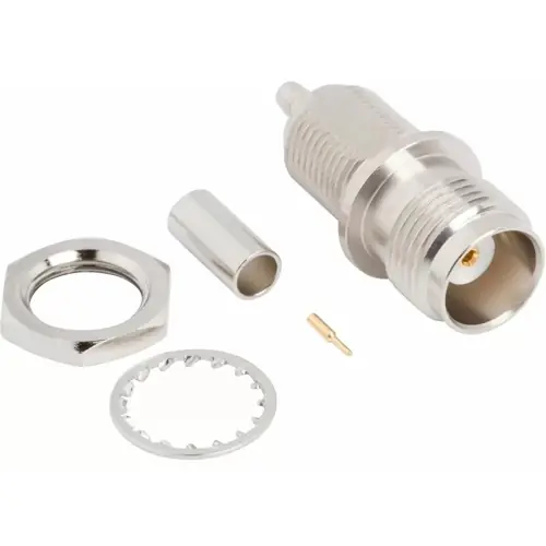 Sichere Zahlung TNC Einbaubuchse 50 Ω, RG-316, Crimpanschluss, gerade, 122501
