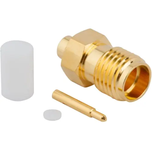 SMA Einbaubuchse 50 Ω, RG-405, Belden 1671A, Lötanschluss, gerade, 132103RP Begrenztes Angebot