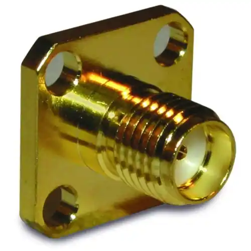 SMA Flanschbuchse 50 Ω, Lötanschluss, gerade, 132142 Mega-Angebot