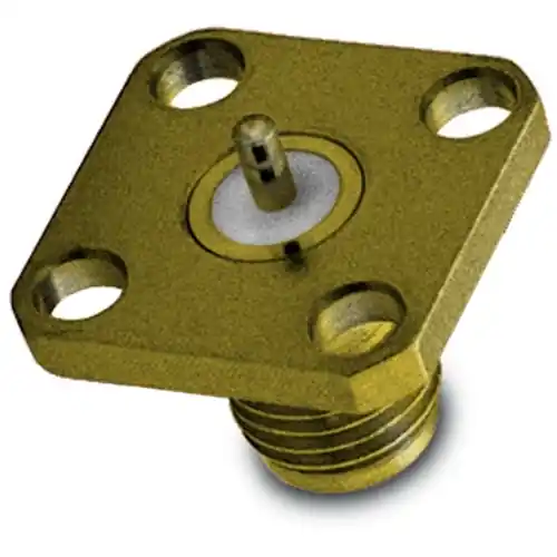 Gratis Versand SMA Flanschbuchse 50 Ω, Lötanschluss, gerade, 132150