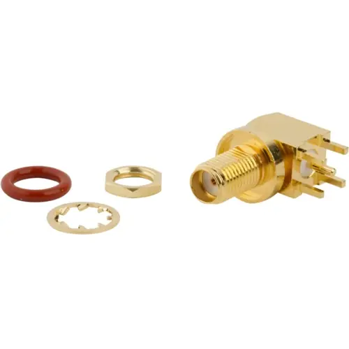 Beliebt SMA Einbaubuchse 50 Ω, Lötanschluss, abgewinkelt, 132203-18